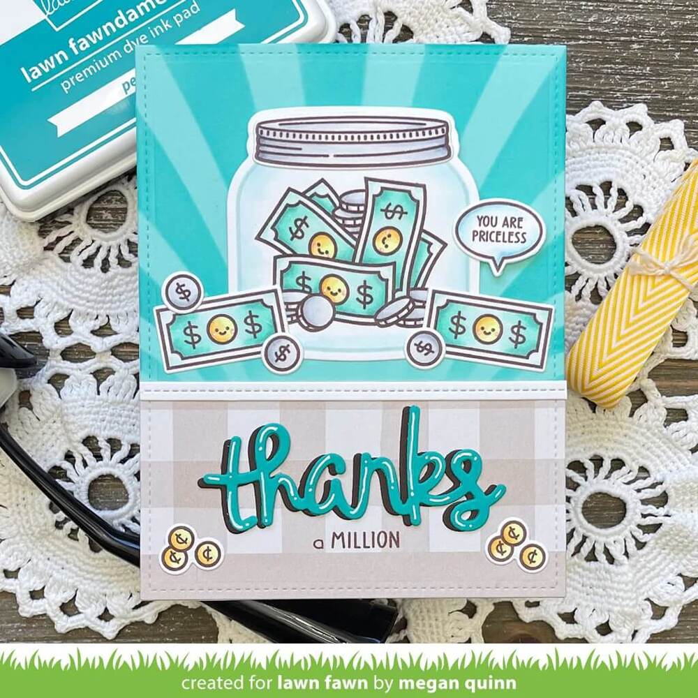 Lawn Fawn - Clear Stamps - How You Bean? Money Add-On LF3419