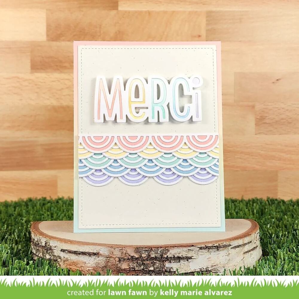 Lawn Fawn Dies - Scalloped Arches Border LF3439