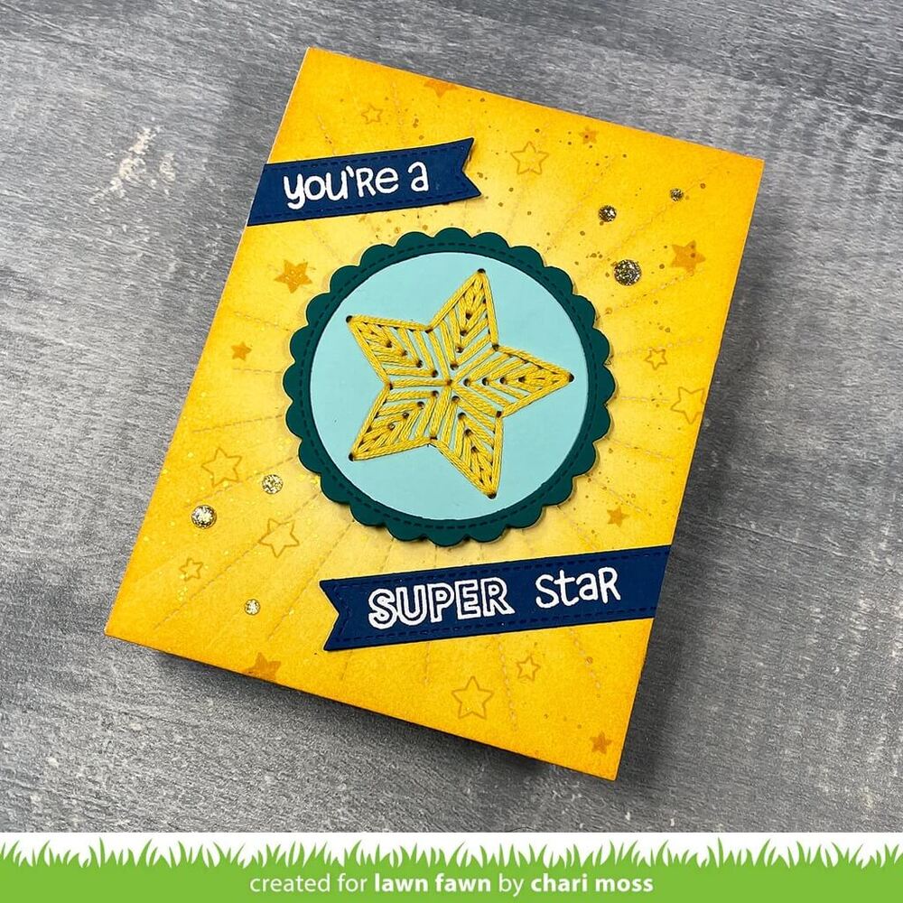 Lawn Fawn Dies - Stitched Sentiment Banners LF3442