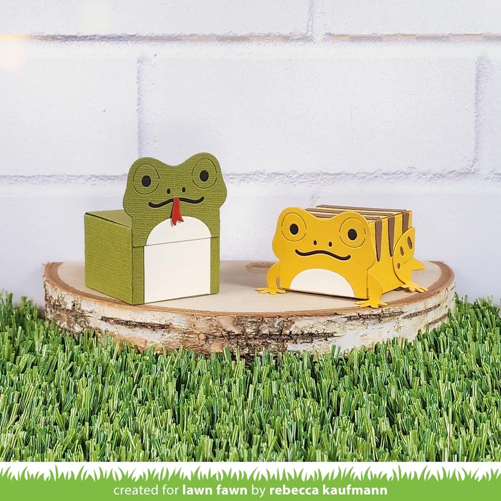 Lawn Fawn Dies - Tiny Gift Box Lizard and Snake Add-On LF3444