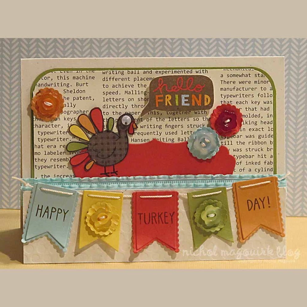 Lawn Fawn - Clear Stamps - Turkey Day LF359