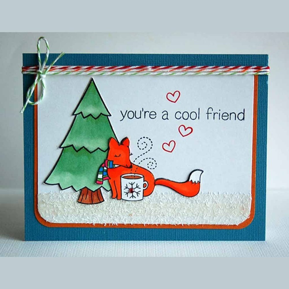 Lawn Fawn - Clear Stamps - Winter Fox LF363