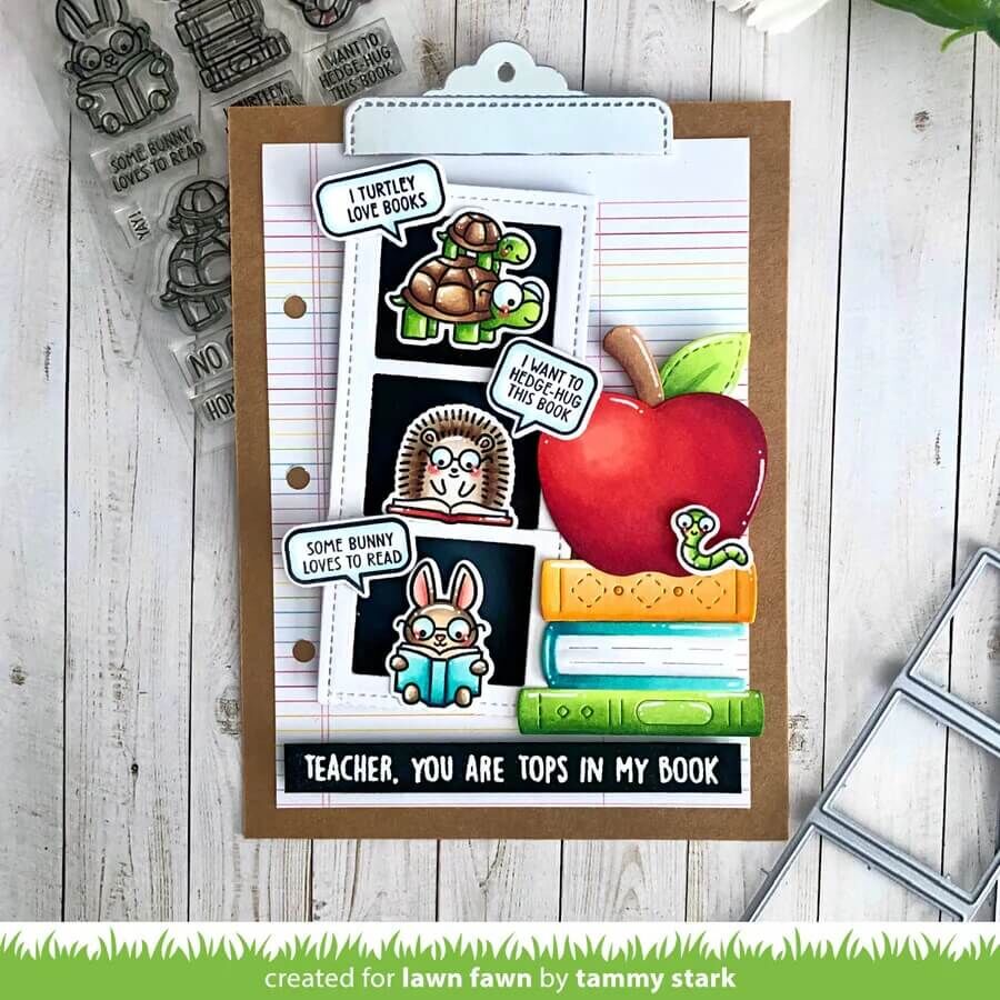 Lawn Fawn Dies - Little Woodland Library Friends LF3714
