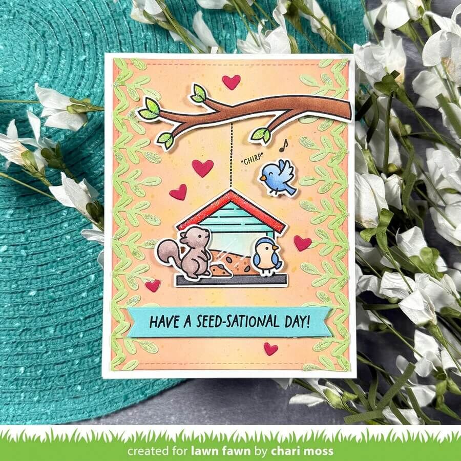 Lawn Fawn Dies - Leafy Border LF3731