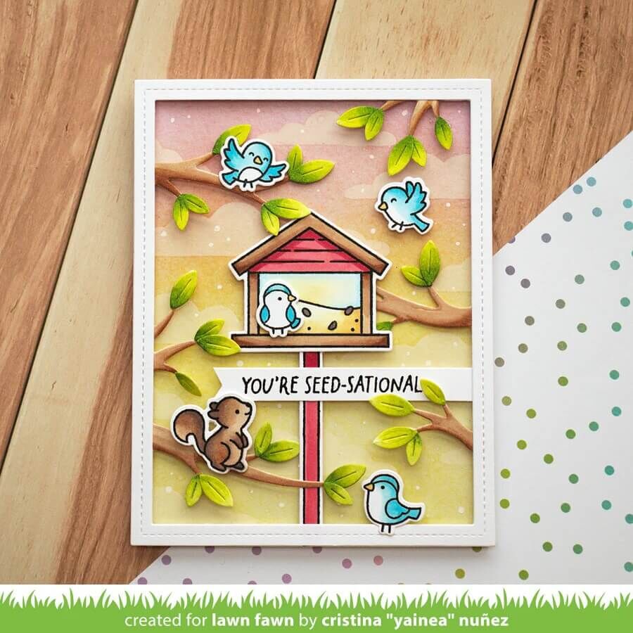 Lawn Fawn Stencils - Stratus Cloud Background LF3738