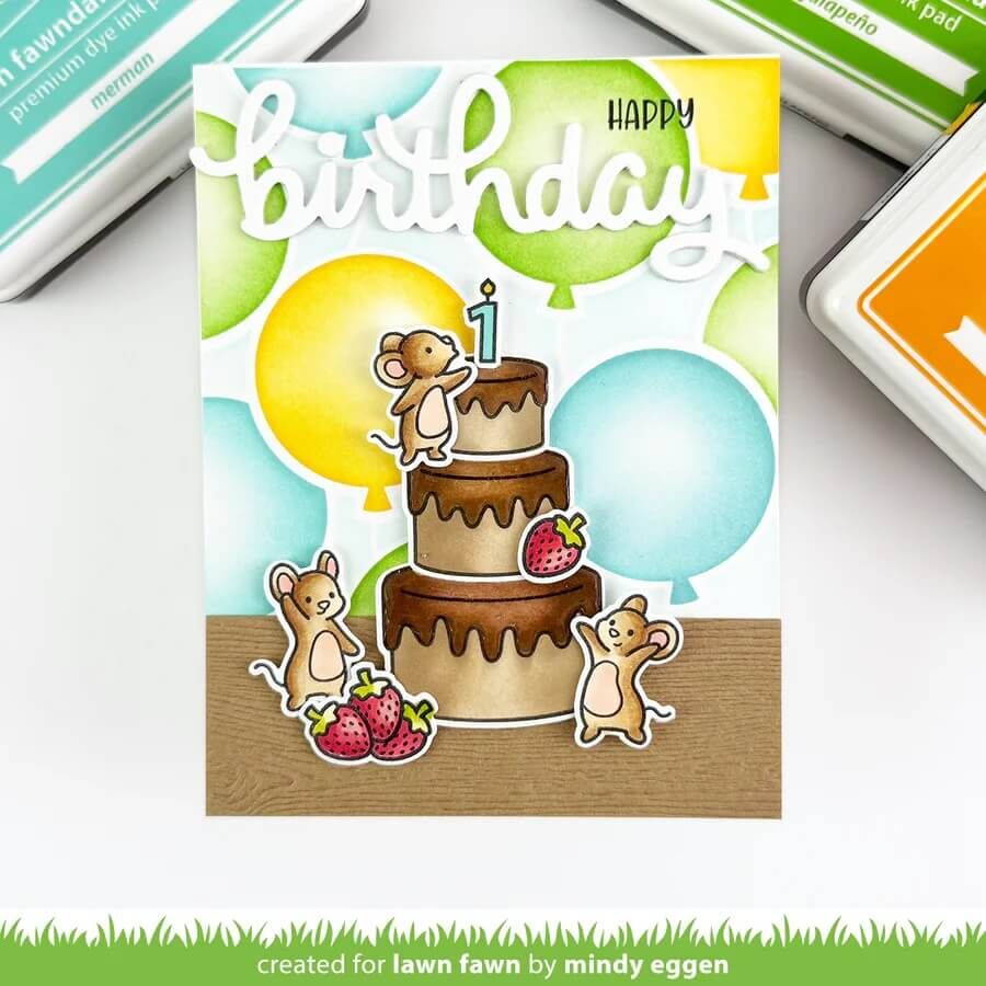 Lawn Fawn Dies - Cake It Easy LF3771