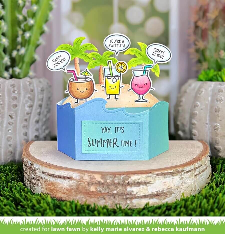 Lawn Fawn - Clear Stamps - Summer Friends LF3781