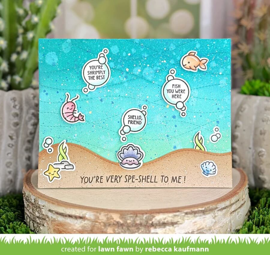 Lawn Fawn - Clear Stamps - Shello, Friend LF3789