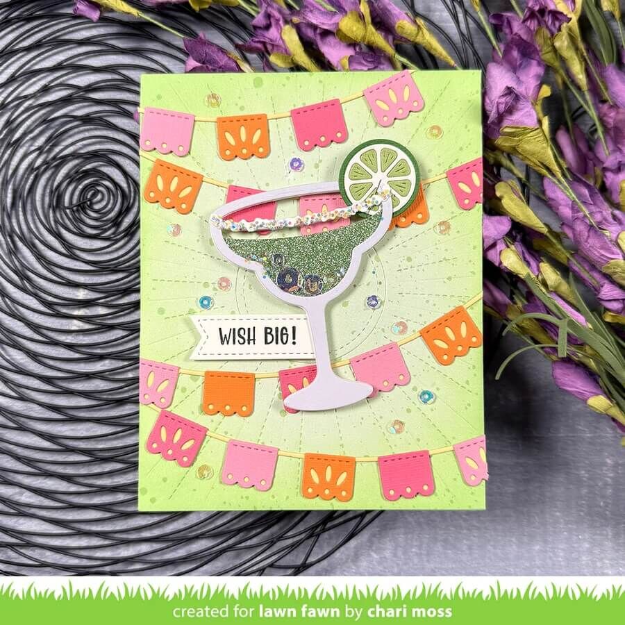 Lawn Fawn Dies - Fiesta Banner Border LF3808