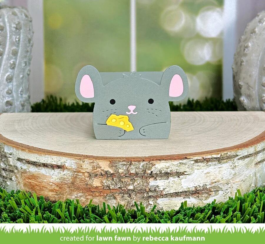 Lawn Fawn Dies - Tiny Gift Box Mouse Add-On LF3809