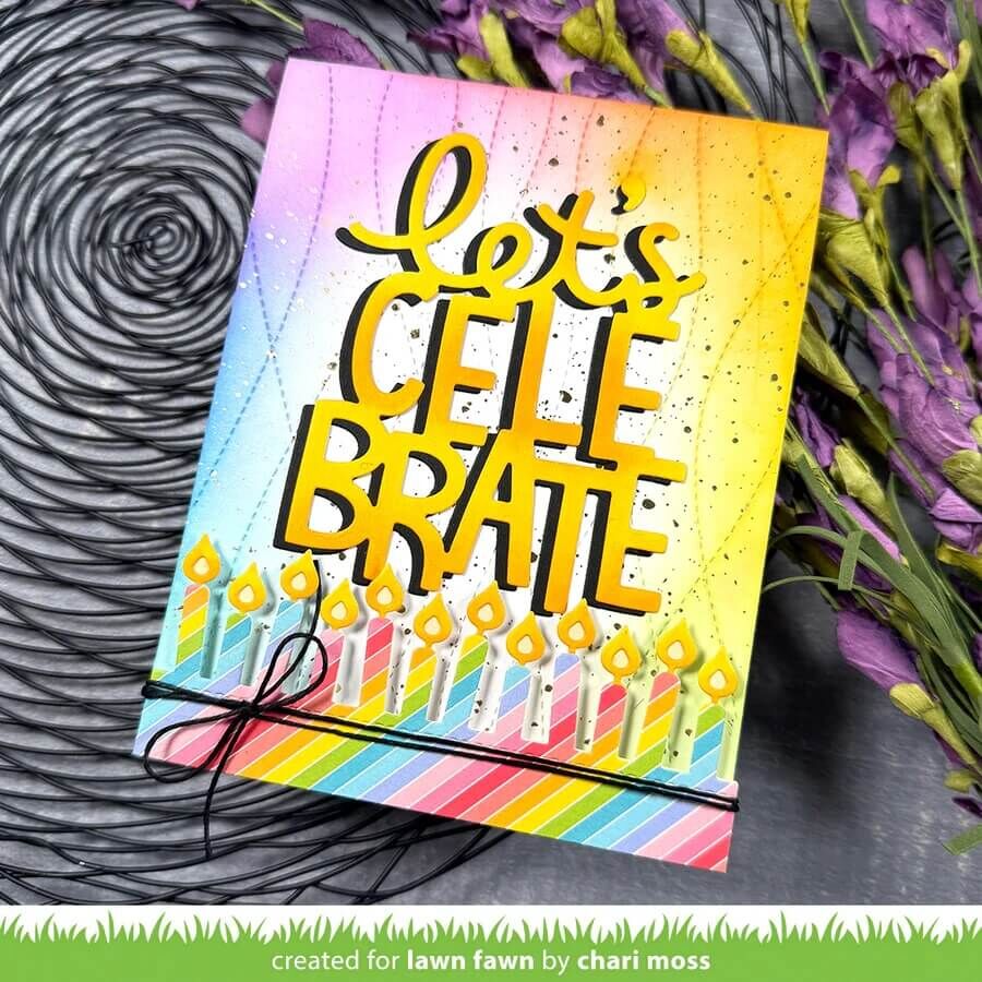 Lawn Fawn Dies - Giant Let's Celebrate LF3812