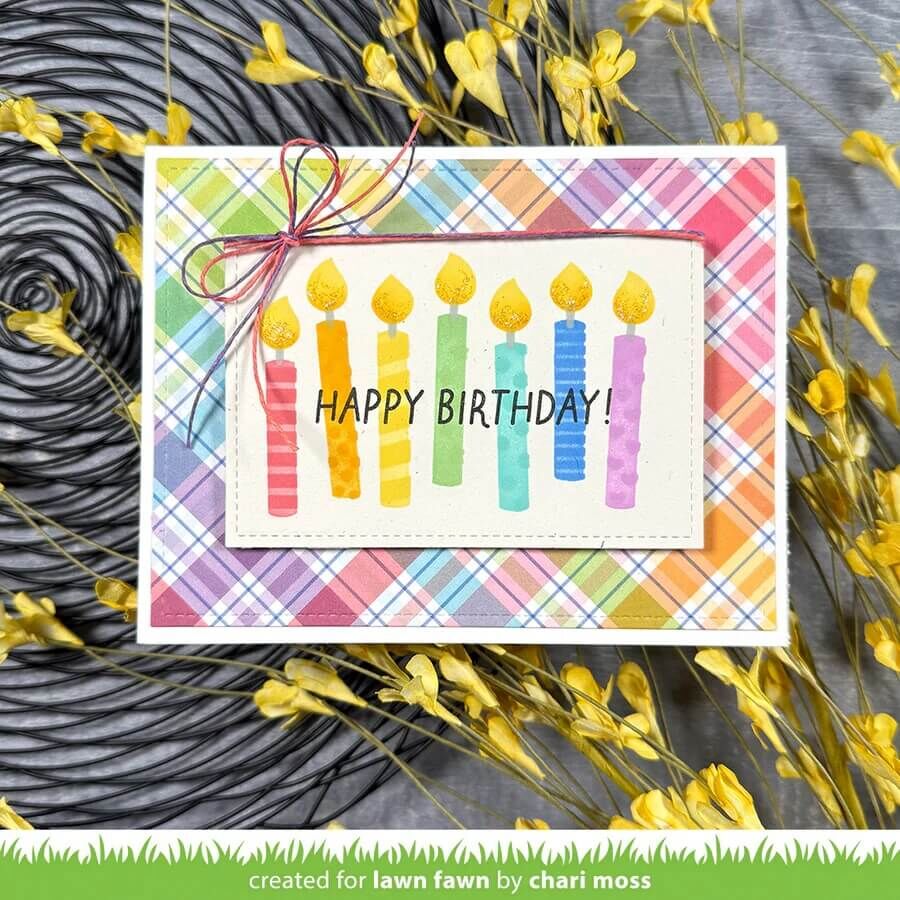 Lawn Fawn Stencils - Birthday Candles LF3818