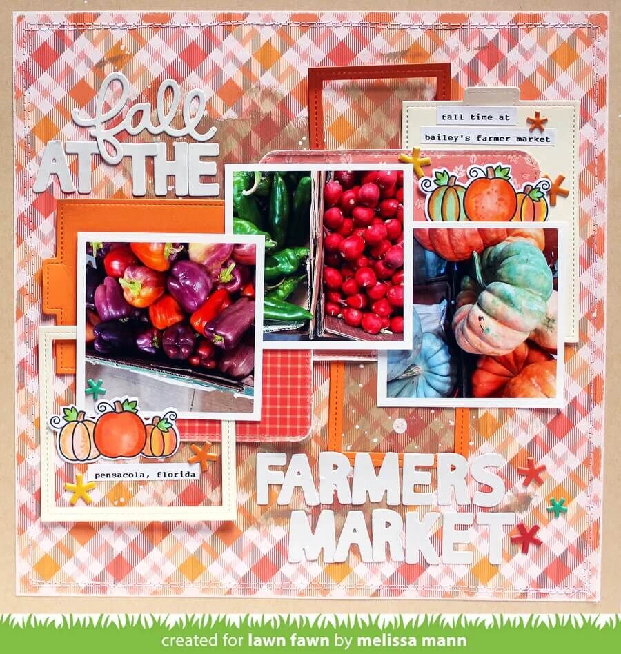 Lawn Fawn 12x12 Paper Pack - Favorite Flannel Fall LF3831