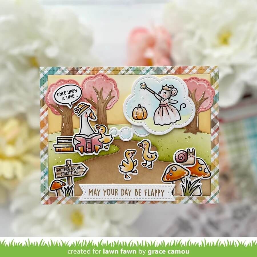 Lawn Fawn - Clear Stamps - Silly Goose! LF3844