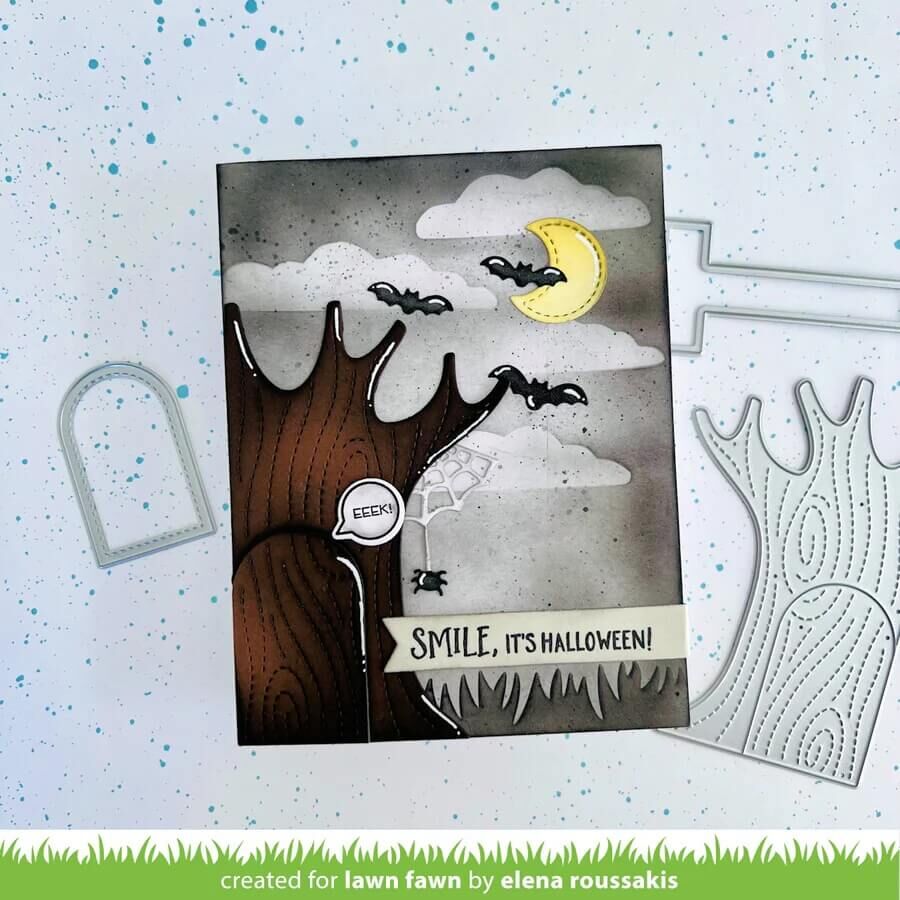Lawn Fawn Dies - Knock, Knock, Who's There? Tree Add-On LF3865
