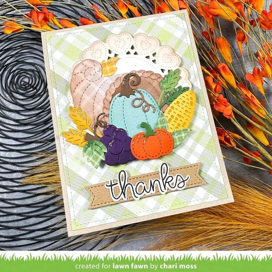 Lawn Fawn Dies - Cornucopia LF3867
