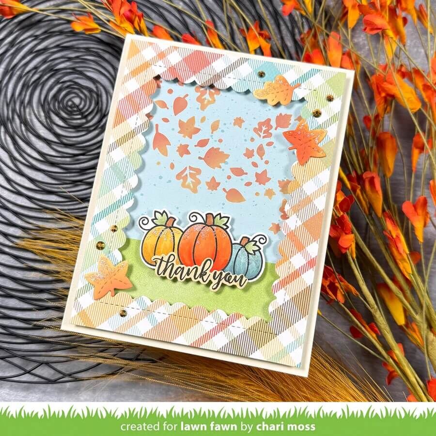 Lawn Fawn Stencils - Autumn Breeze LF3873