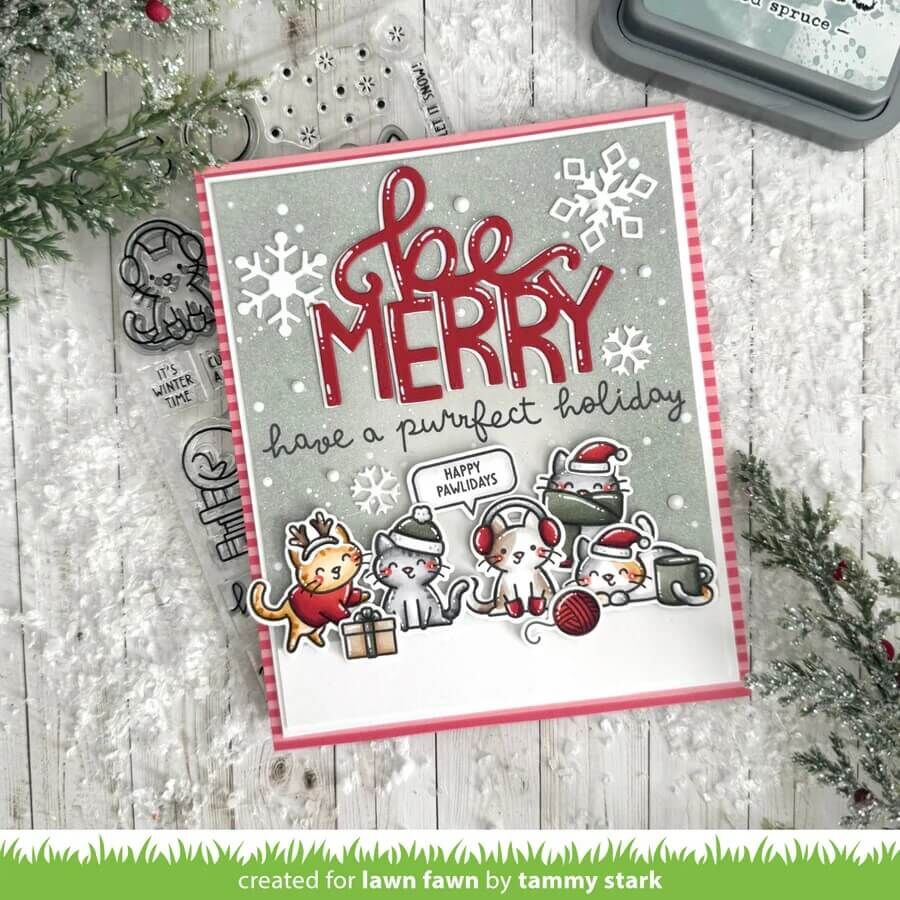 Lawn Fawn Dies - Cozy Cats LF3897