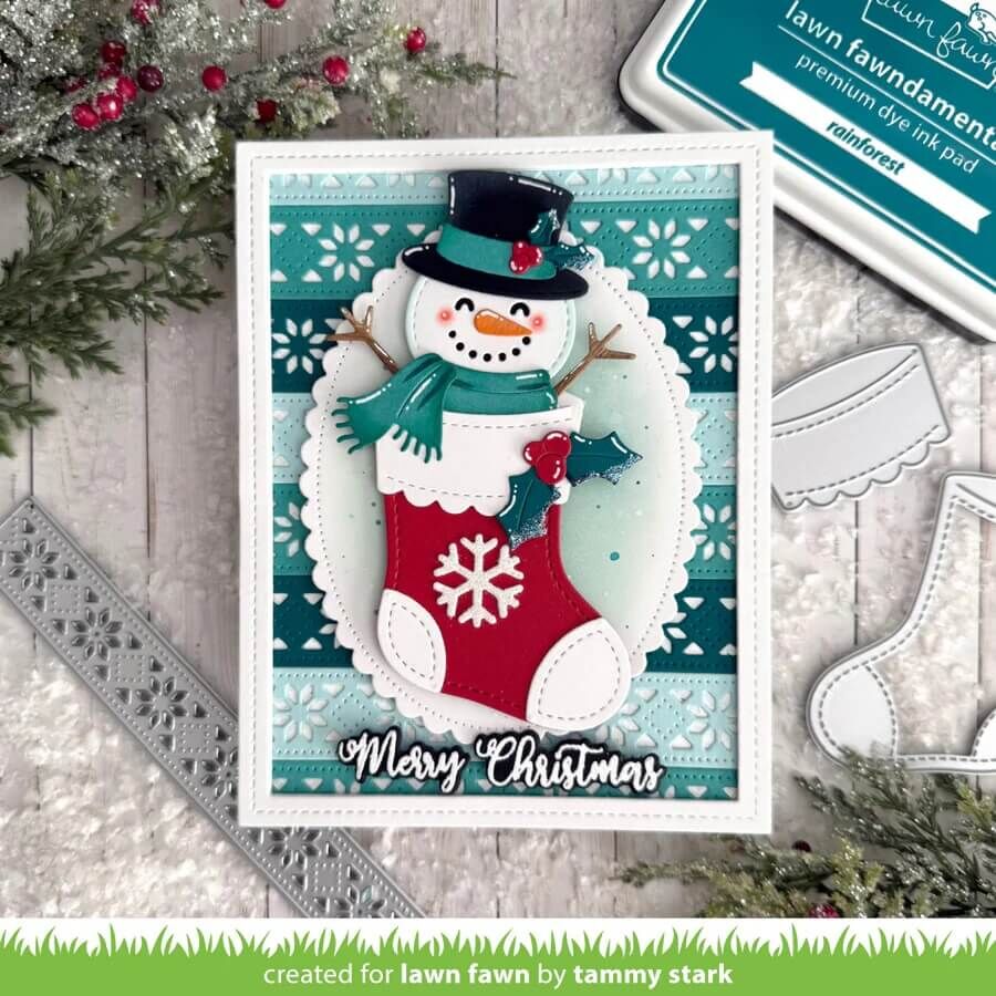 Lawn Fawn Dies - Christmas Stocking LF3914