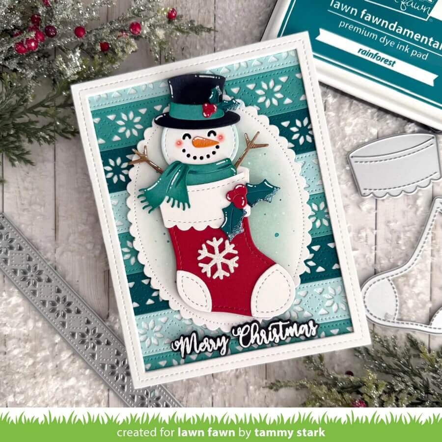 Lawn Fawn Dies - Nordic Snowflake Border LF3916