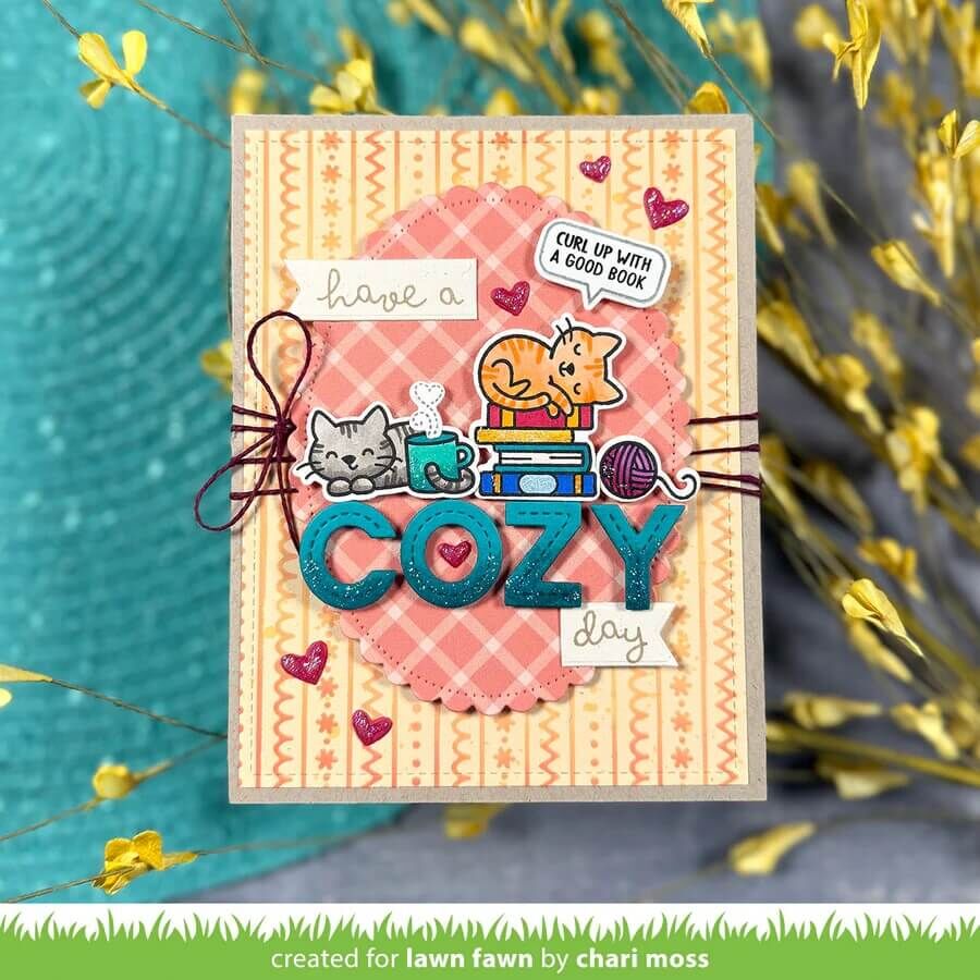 Lawn Fawn Stencils - Cozy Sweater LF3922