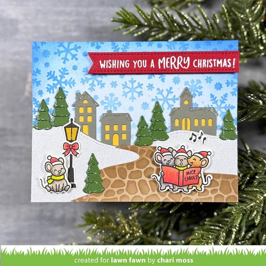 Lawn Fawn Stencils - Snowflakes LF3923