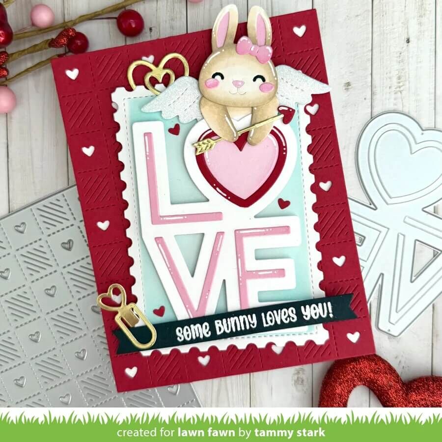 Lawn Fawn Dies - Postage Rectangle Stackables LF3964