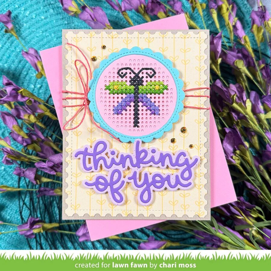 Lawn Fawn Dies - Scripty Thinking of You LF4048