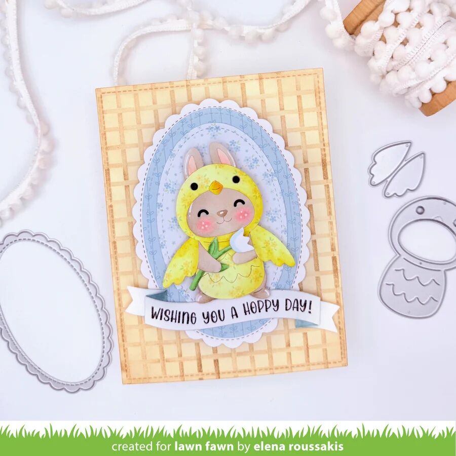 Lawn Fawn Stencils - Basket Weave LF4054