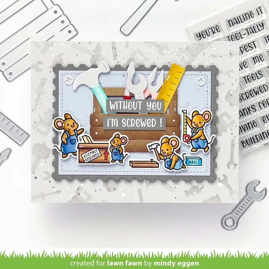 Lawn Fawn Dies - Mice Tools LF4066