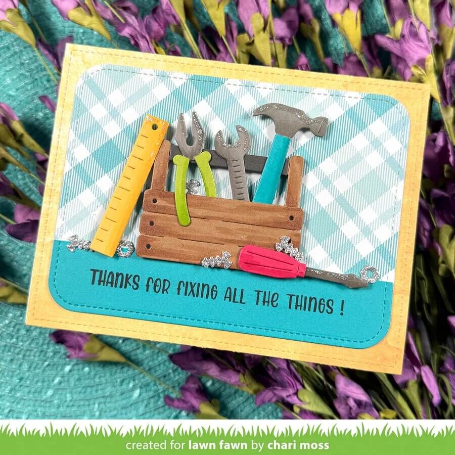 Lawn Fawn - Clear Stamps - Henry's Build-A-Sentiment: Tools LF4071