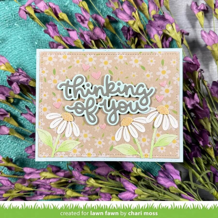 Lawn Fawn Coloring Stencils - Spring Flowers LF4100