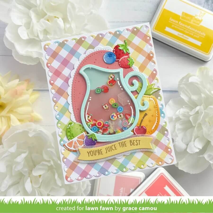 Lawn Fawn Dies - Build-A-Drink Pitcher LF4134