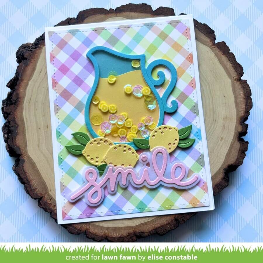 Lawn Fawn Dies - Scripty Smile Outline Add-On LF4142