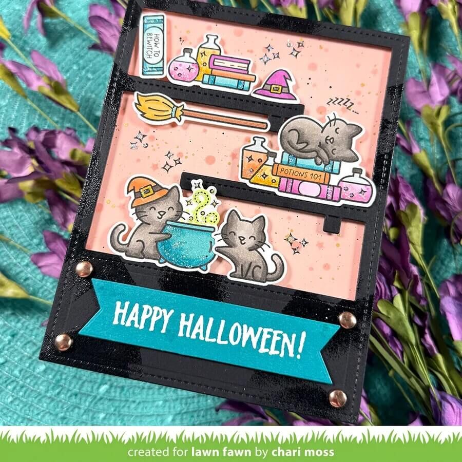 Lawn Fawn Dies - Hocus Purr-cus! Add-On LF4190