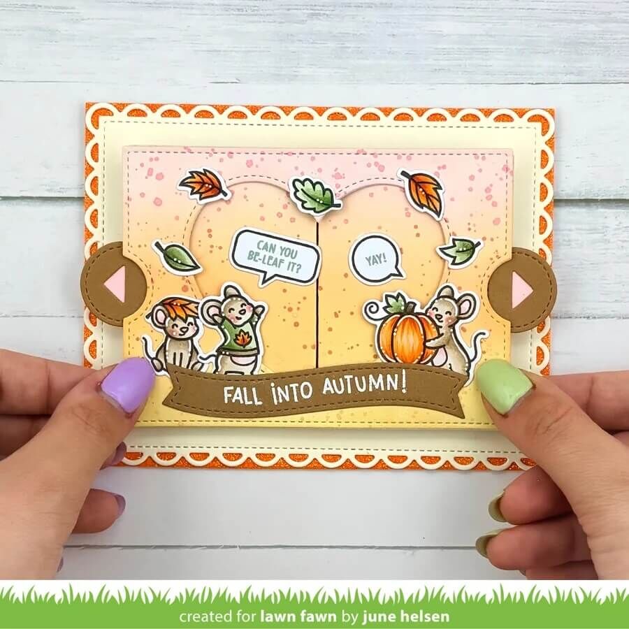 Lawn Fawn Dies - Fall Mice LF4198