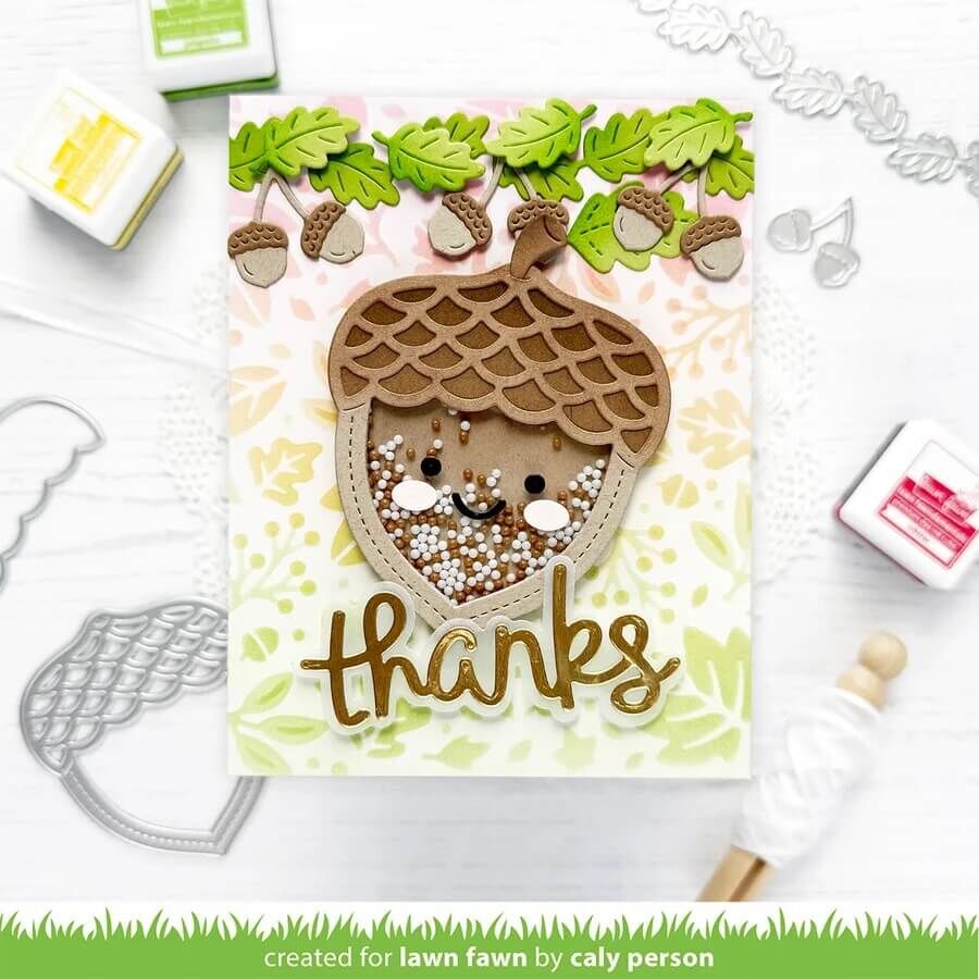 Lawn Fawn Dies - Scripty Thanks Outline Add-On LF4213