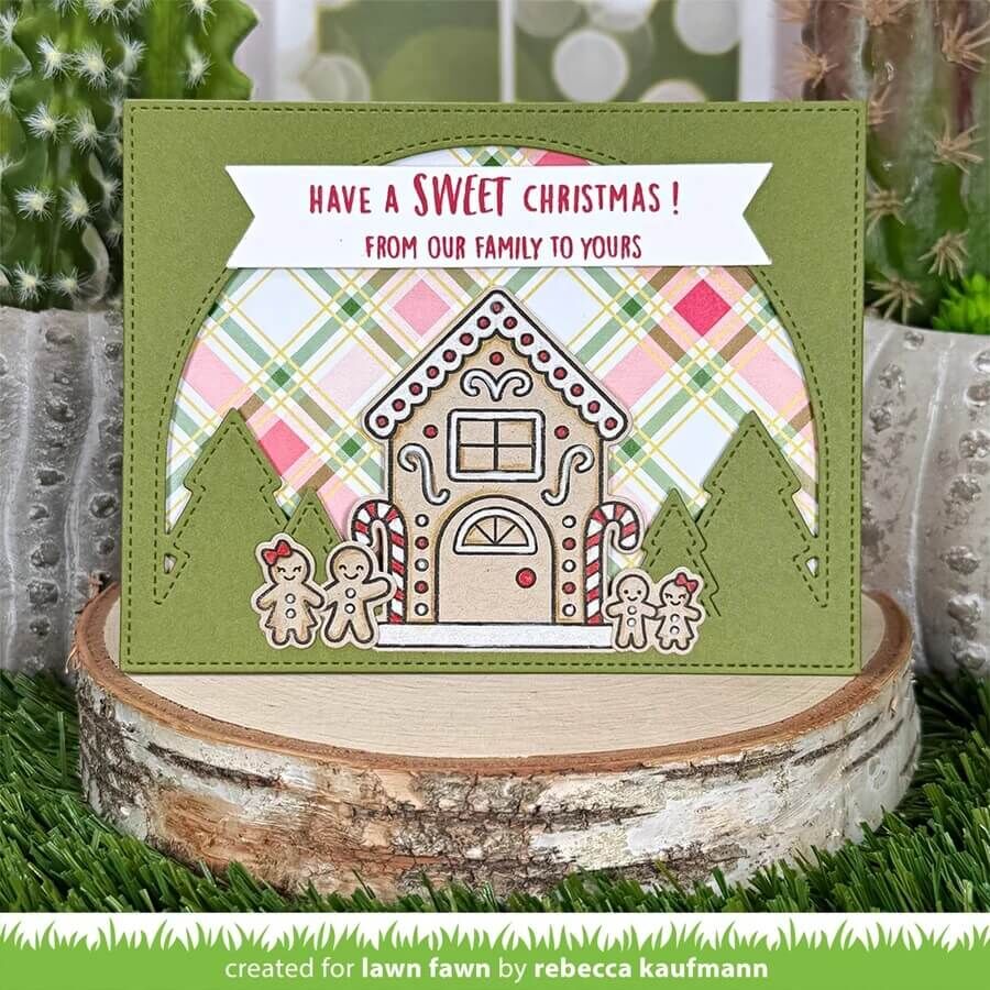 Lawn Fawn Dies - Gingerbread House Add-On LF4260