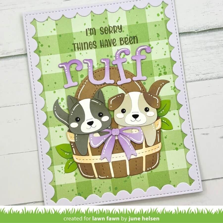 Lawn Fawn - Clear Stamps - Henry's Build-A-Sentiment: Dog LF4264