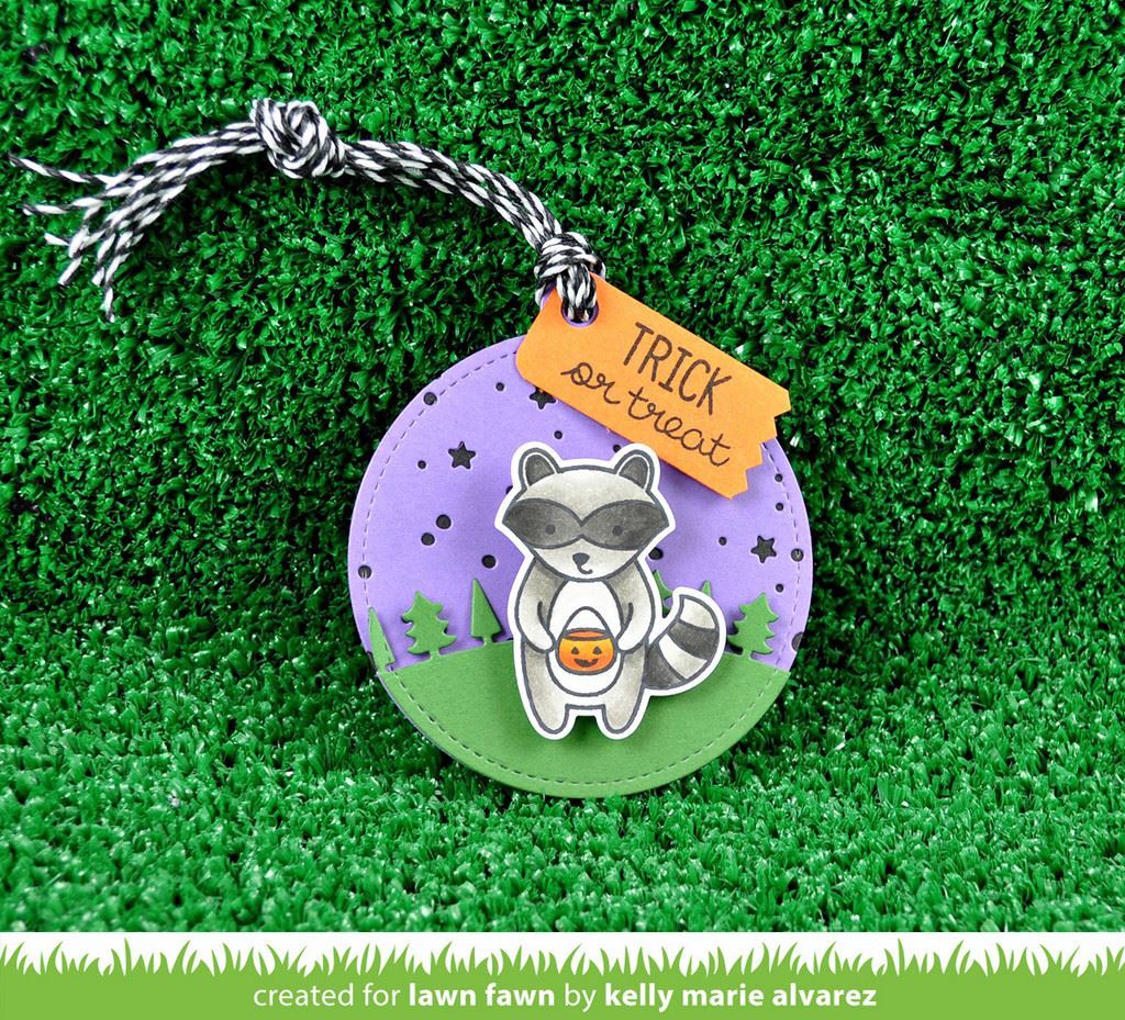 Lawn Fawn - Lawn Cuts Dies - Stitched Circle Tags  LF989