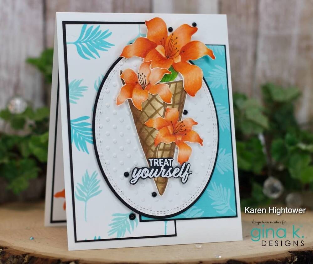 Gina K Designs Clear Stamps - Treat Yourself