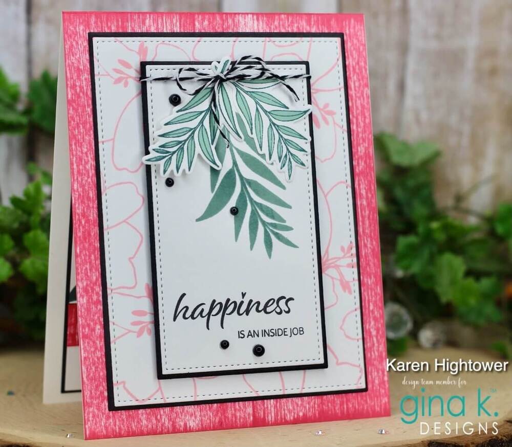 Gina K Designs Clear Stamps - Happy Life