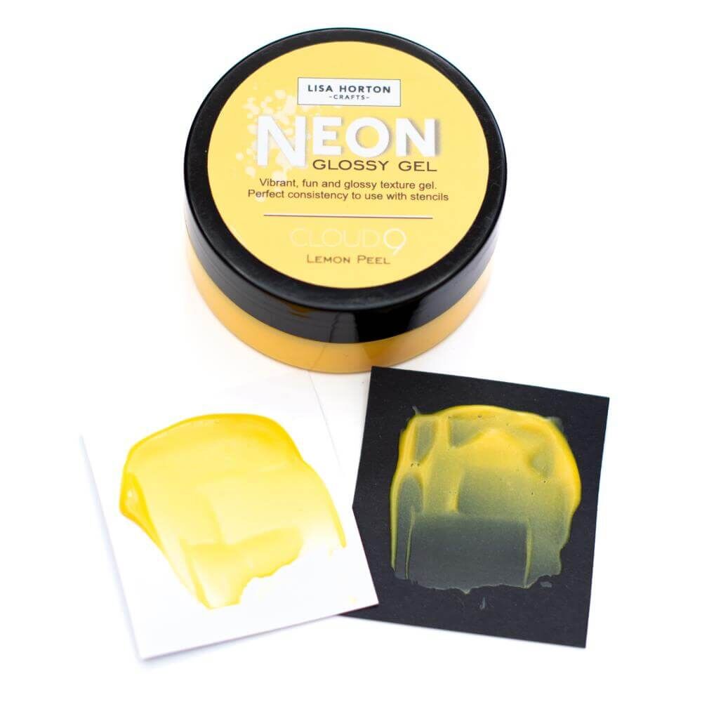Lisa Horton Crafts Neon Glossy Gel - Lemon Peel