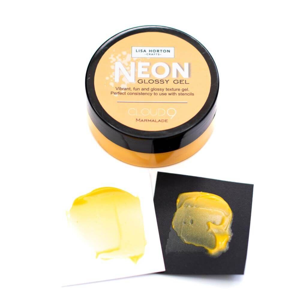 Lisa Horton Crafts Neon Glossy Gel - Marmalade