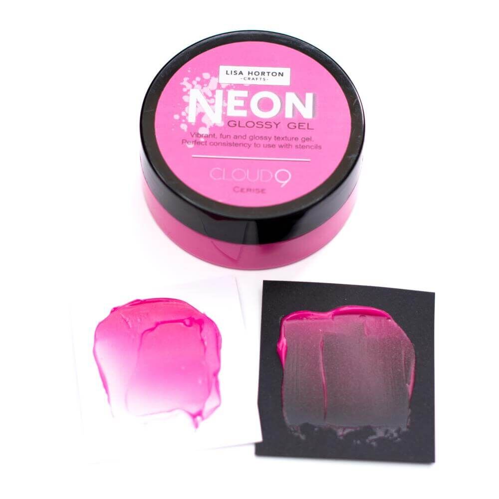 Lisa Horton Crafts Neon Glossy Gel - Cerise