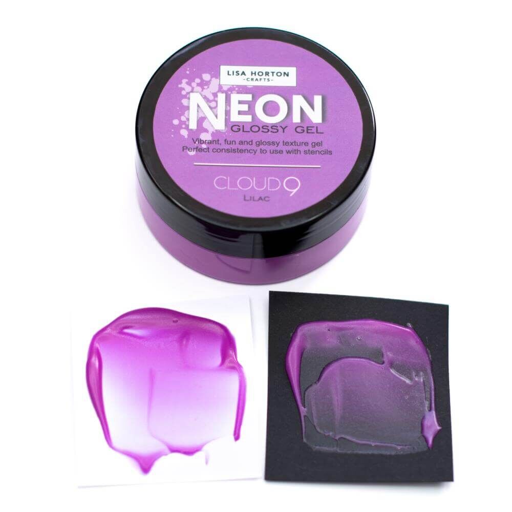 Lisa Horton Crafts Neon Glossy Gel - Lilac