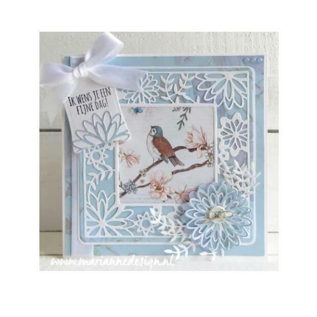 Marianne Design - Creatables Dies - Flower Frame Square LR0577