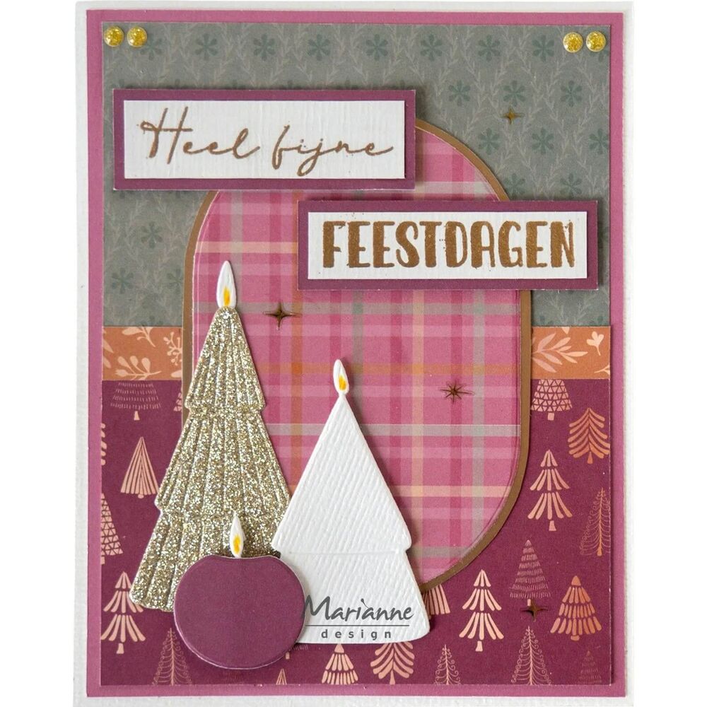 Marianne Design - Creatables Dies - Christmas Candles LR0963