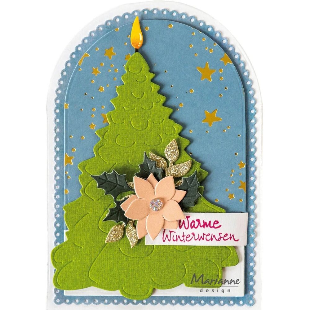 Marianne Design - Creatables Dies - Candle Christmas Tree (L) LR0964