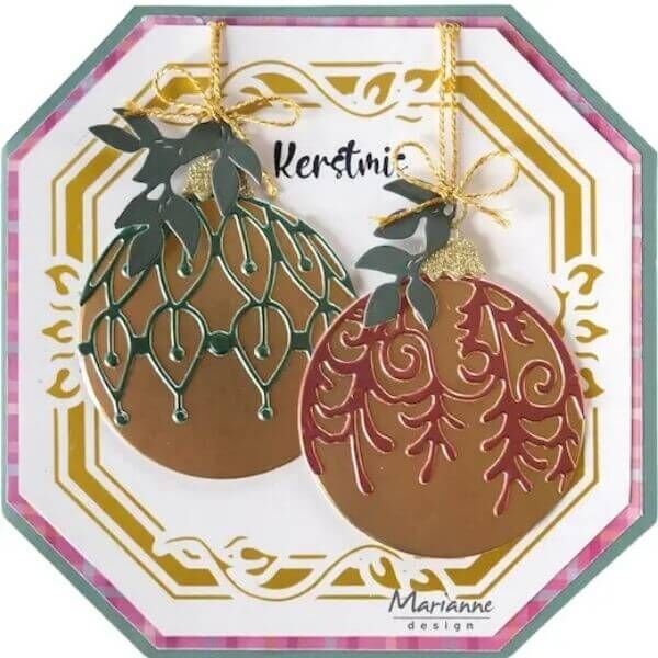Marianne Design - Creatables Dies - Round Christmas Baubles LR0967